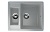 Каменная мойка ES-21-310 серый EcoStone, 