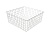 Корзина сотовая 485х485х200, белая, 72185668-353e-11ea-95d4-00155dfd5100