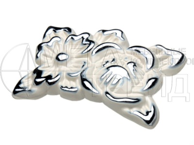 Ручка меб. кнопка RC088CP/W.4 (50) БОЯРД