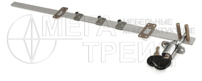 Замок центральный L=500 мм,хром GTV ZZ-C5-288-01