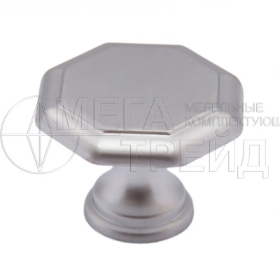 Мебельная ручка кнопка RC013SC.4 (25) сатиновый хром БОЯРД