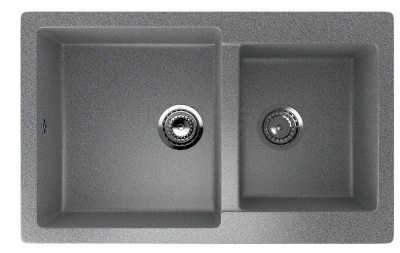 Каменная мойка ES-28-309 темно-серый EcoStone