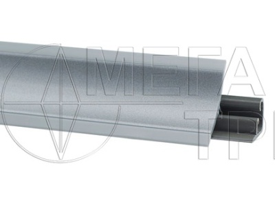 Плинтус для столешниц  "алюмин. сатин" 3,0 м LB-23-611 KORNER