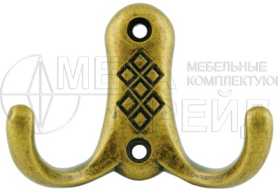 Мебельный крючок K204.01EAB.2 (25) БОЯРД